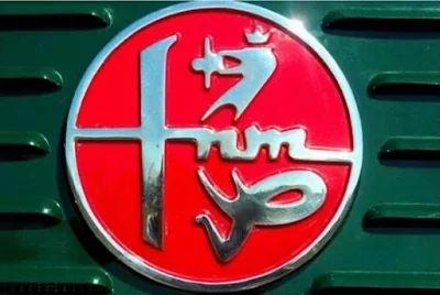 Logotipo no caminhão FNM