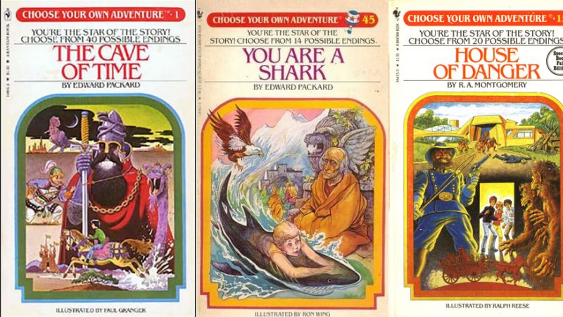 Well, remember those Choose Your Own Adventure books that you used to get? 