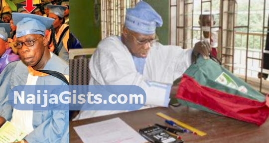 obasanjo master degree christian study
