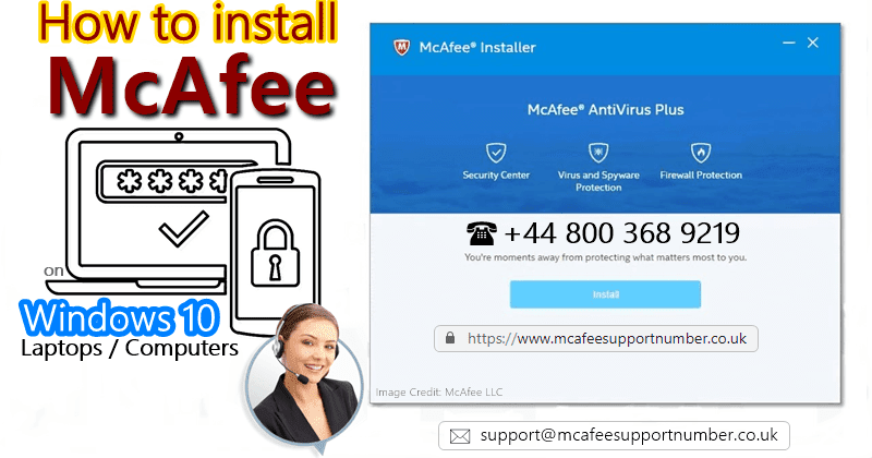 How do I Install McAfee Antivirus on Windows 10 Laptop/Computer