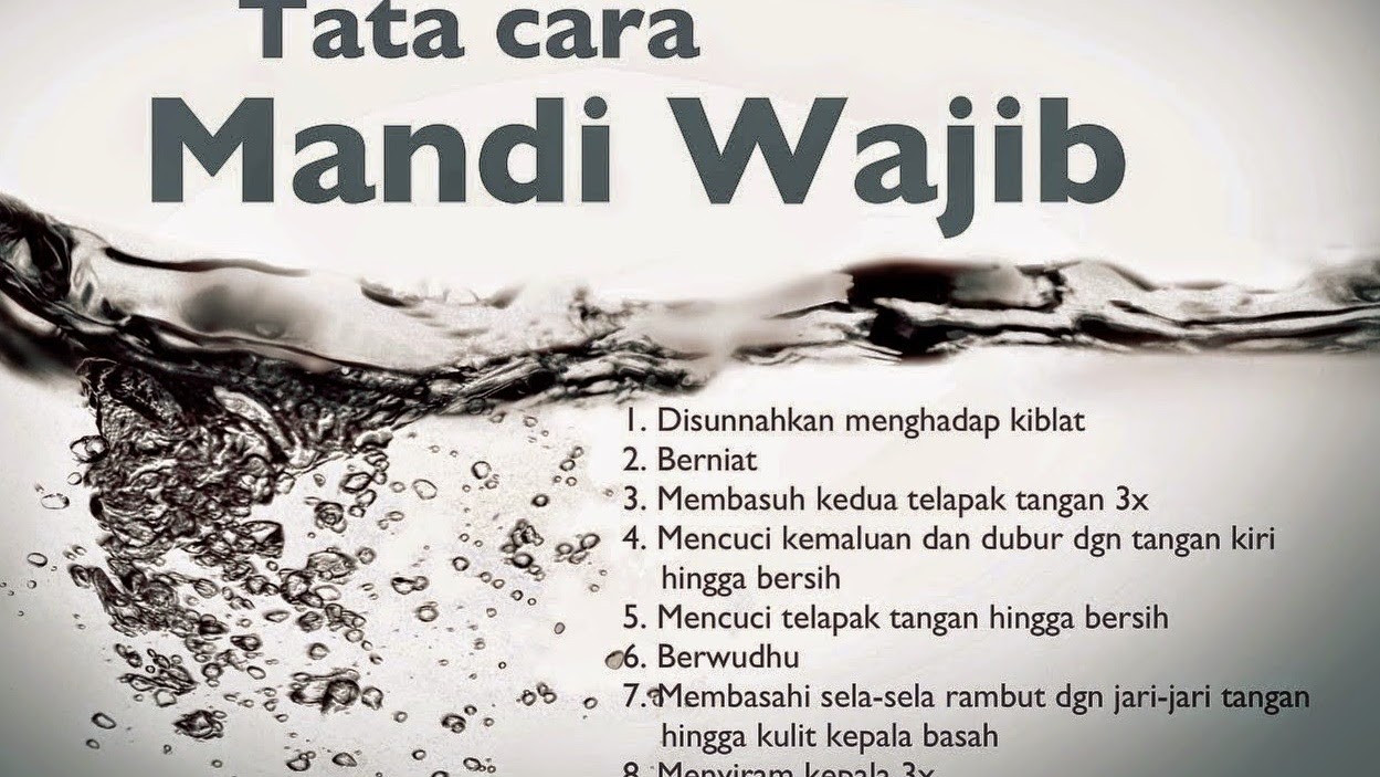 Tata Cara Mandi Wajib Setelah Berhubungan Menata Rapi