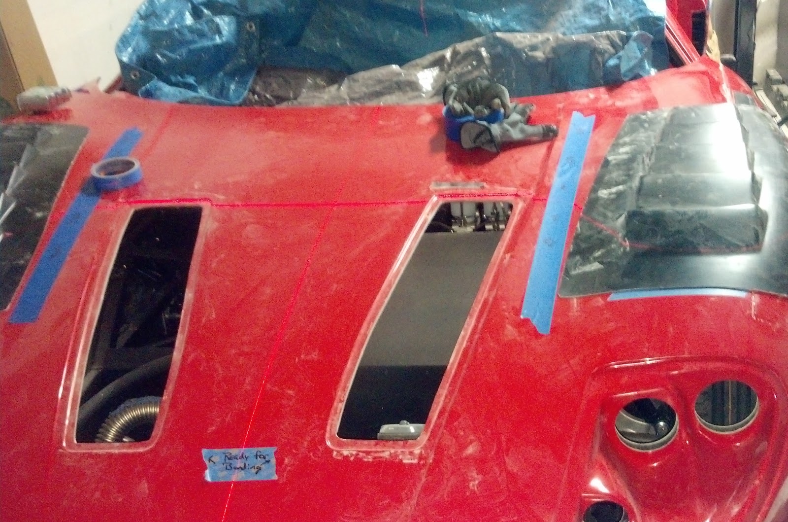 Super Car Build Fender Louvers