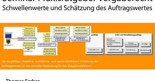 Praxisratgeber Vergaberecht: Vortrag Praxisratgeber Vergaberecht ...