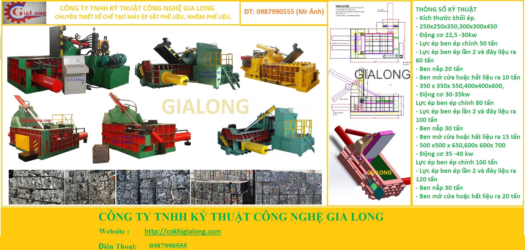 Máy ép thủy lực - cokhigialong 0