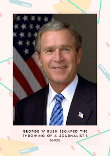 George W Bush diserang dengan lemparan sepatu George W Bush diserang dengan lemparan sepatu
