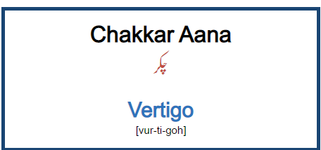 meaning of hindi word chakkar in english