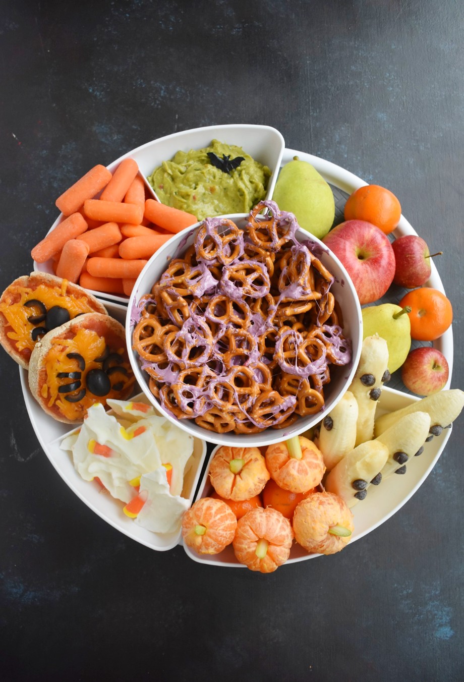 Healthy Halloween Snack Tray