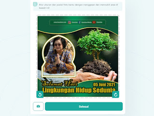 cara buat twibbonize hari lingkungan hidup 3- kanalmu