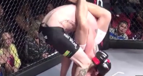 MMA fighter defies odds, his arms almost breaks but....