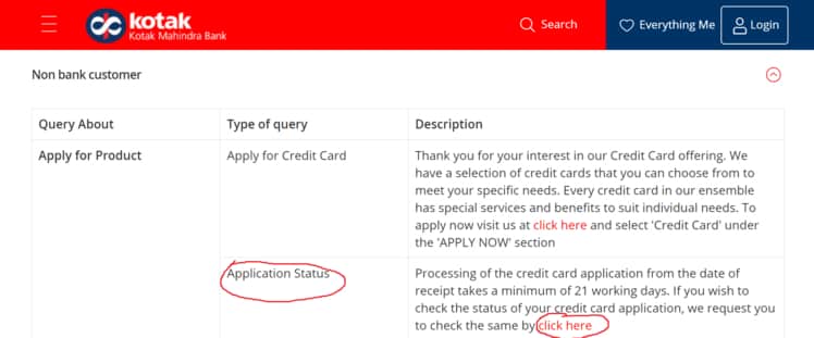 Credit Card Application Status Online Process Credit Card Application Status Online Process