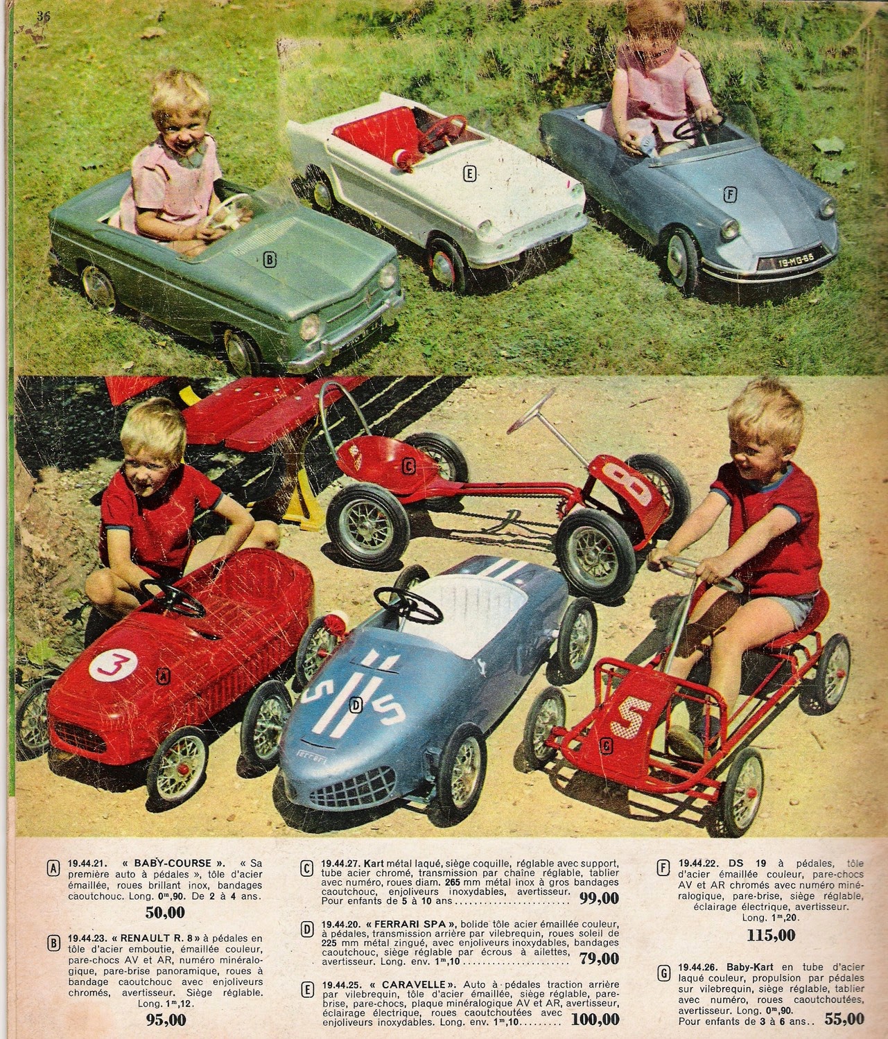 Juguetes Jugados La Colección coches a pedales de el Museo Cartago.