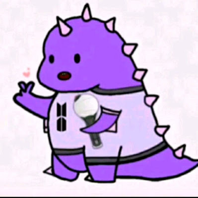 Foto Dino Ungu BTS Army Profil Yang Viral Di TikTok