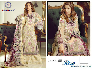 Shanaya Rose Premium Net Collection Pakistani Suits