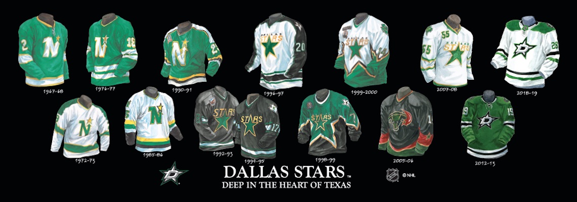 Worst to First: Dallas Stars Jerseys