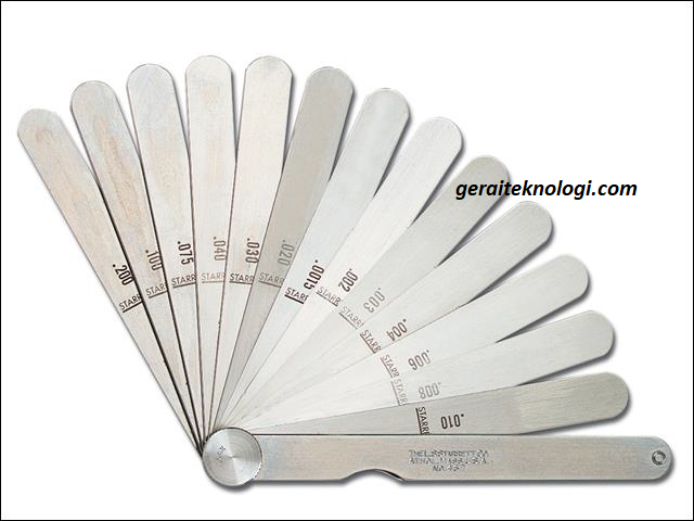 Pengertian Feeler Gauge dan Fungsi Menggunakan Feeler