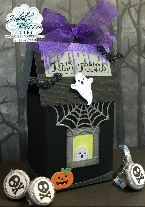 Jaded Blossom Haunted House Gable Treat Box
