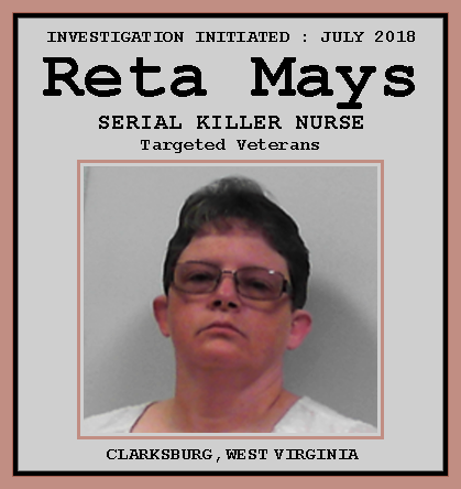 Unknown Gender History Reta Mays, Serial Killer Nurse West Virginia
