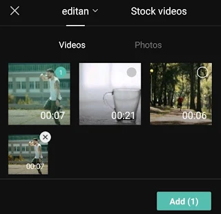 add video to be added neon effect