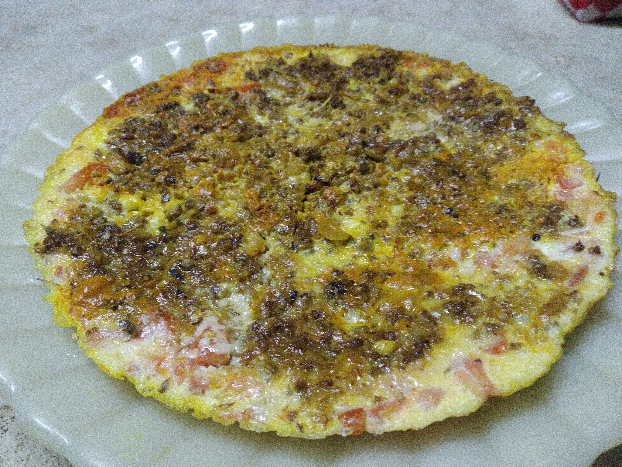 Minced Meat Omelette
