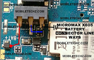 Micromax-x605-Battery-Connector-Track-Ways-Jumper-Solution