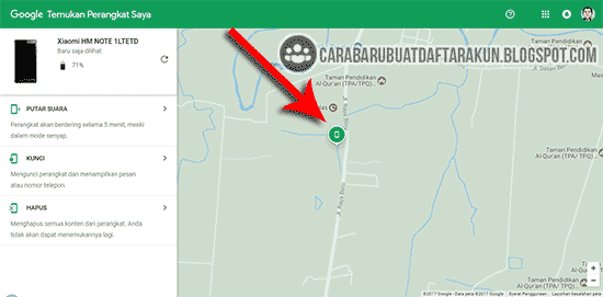 cara melacak hp android yang hilang dalam keadaan mati
