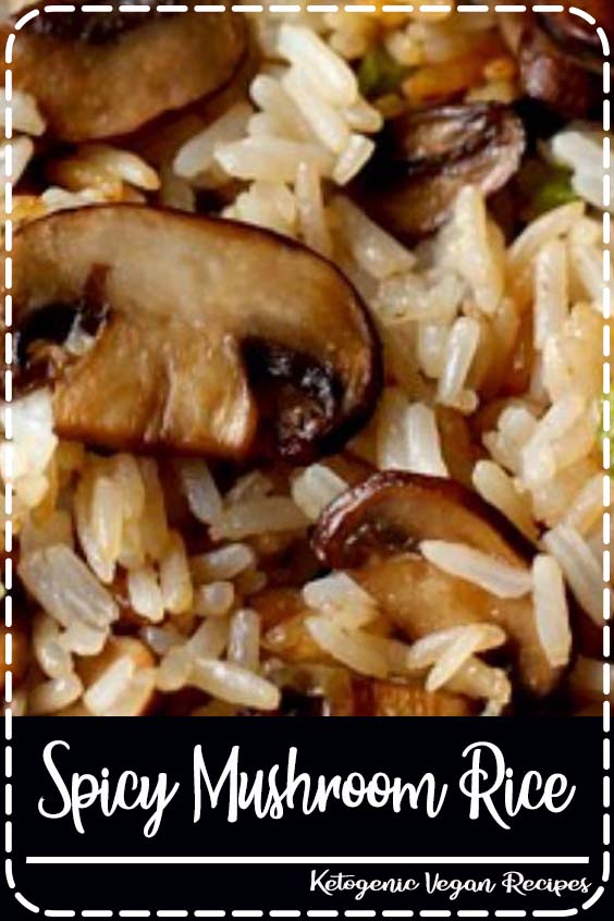Spicy Mushroom Rice Food Easy Delicious