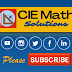 CIE Math Solutions Youtube Channel