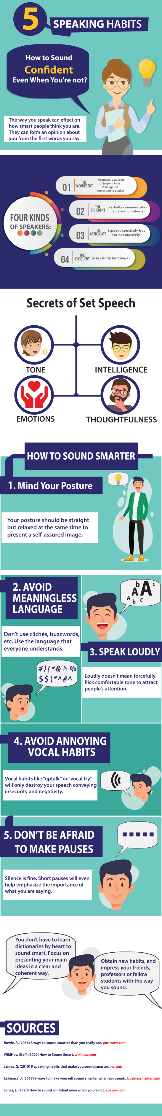 5 Speaking Habits That Make You Sound Confident 5 Speaking Habits That Make You Sound Confident