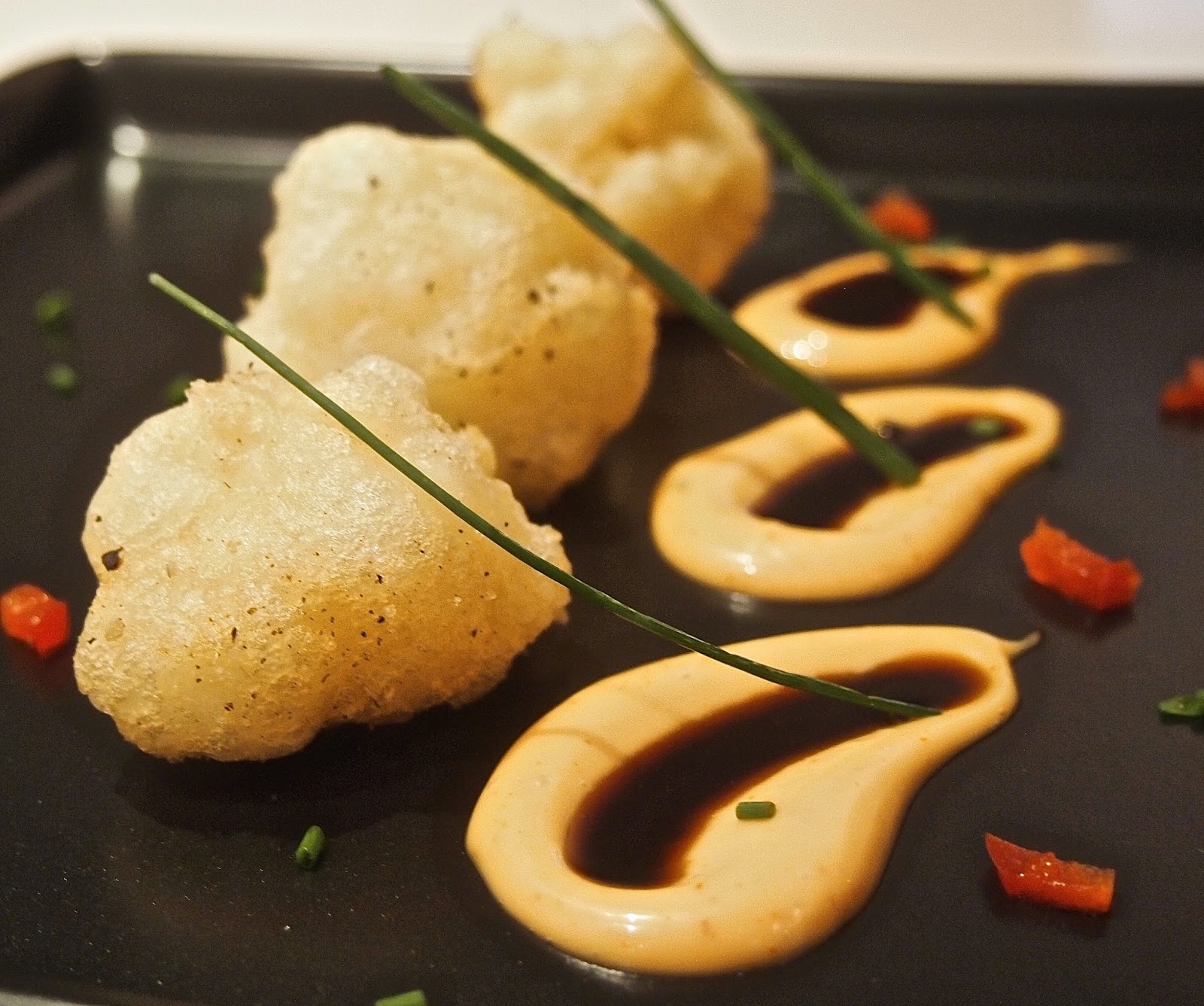 EpiCurious Generations Vodka Tempura Cauliflower with Spicy Ginger Dip