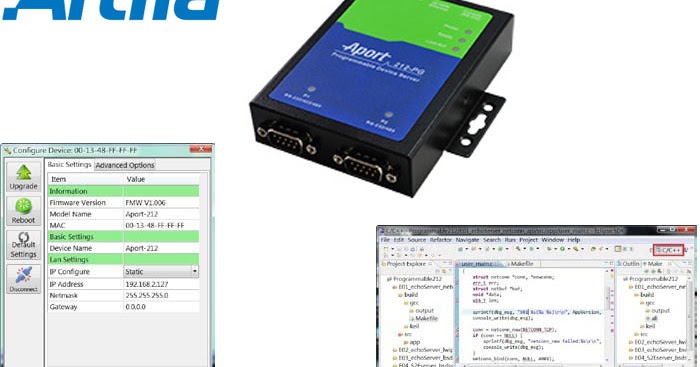 Programmable Device Server from Artila, Product List to support with ...