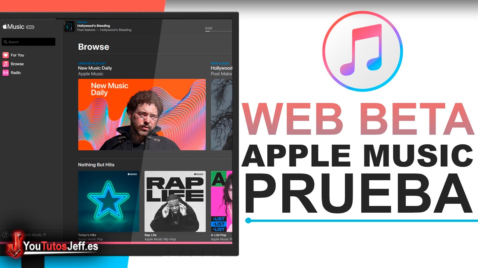 Como Probar la Web Beta de Apple Music(iTunes)