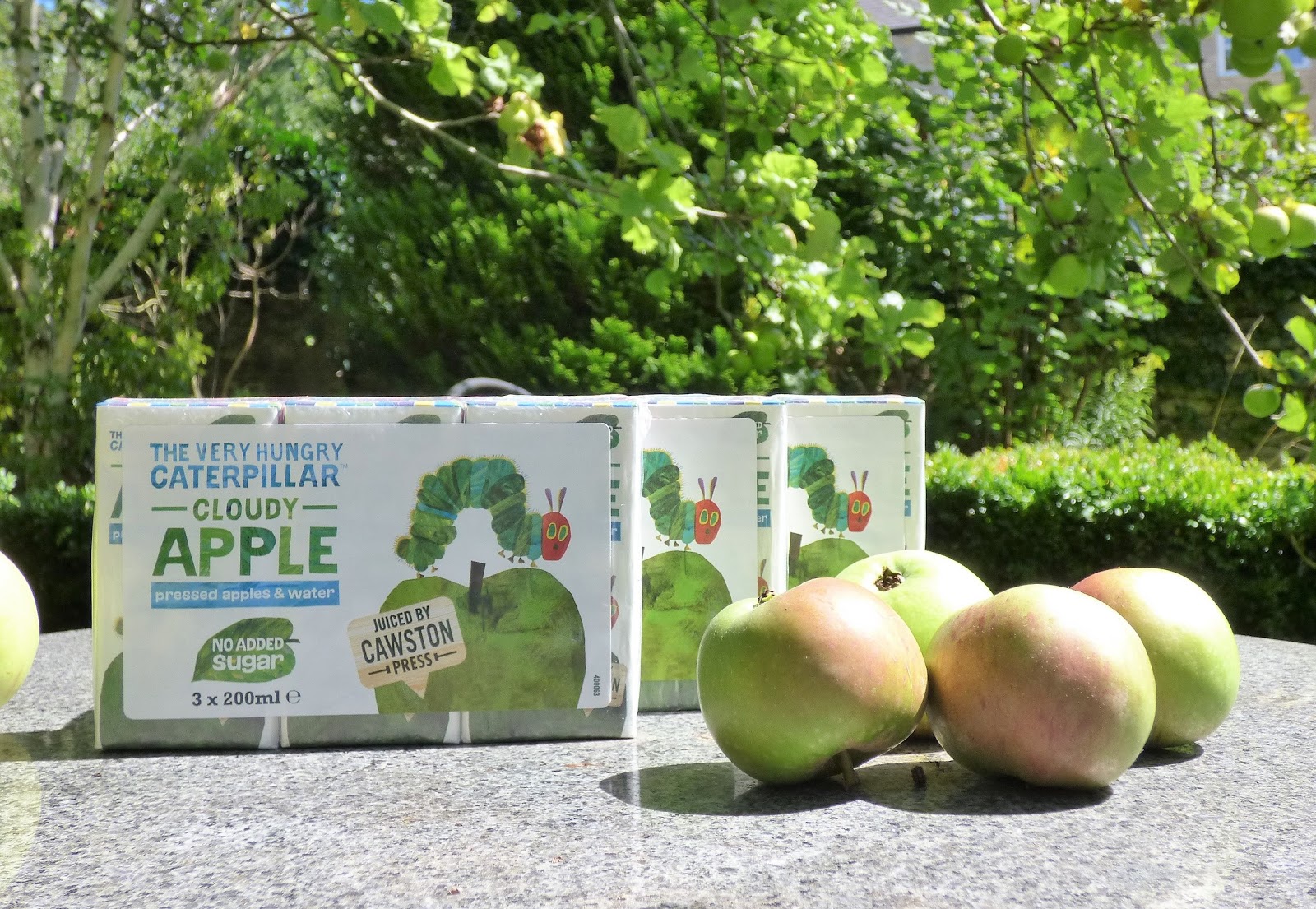 Chez Maximka Cawston Press The Very Hungry Caterpillar Cloudy Apple juice