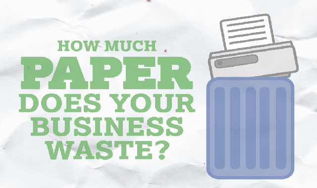 How Much Paper Does Your Business Waste? #infographic