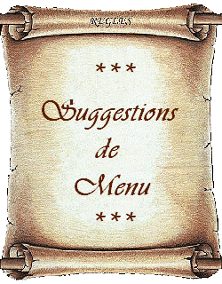 Suggestions de menu