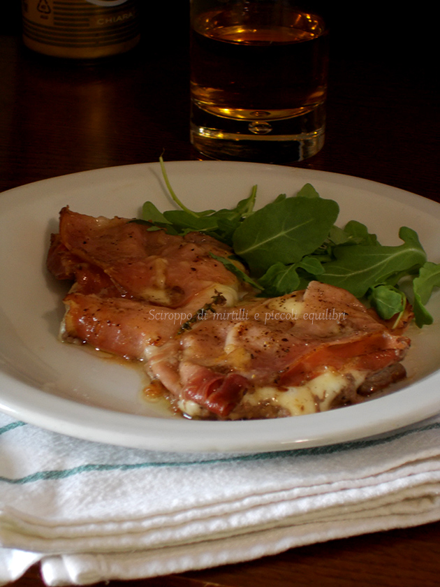 Scaloppine di vitellone alla birra con speck