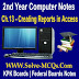 Computer Science Creating Report in Access Notes