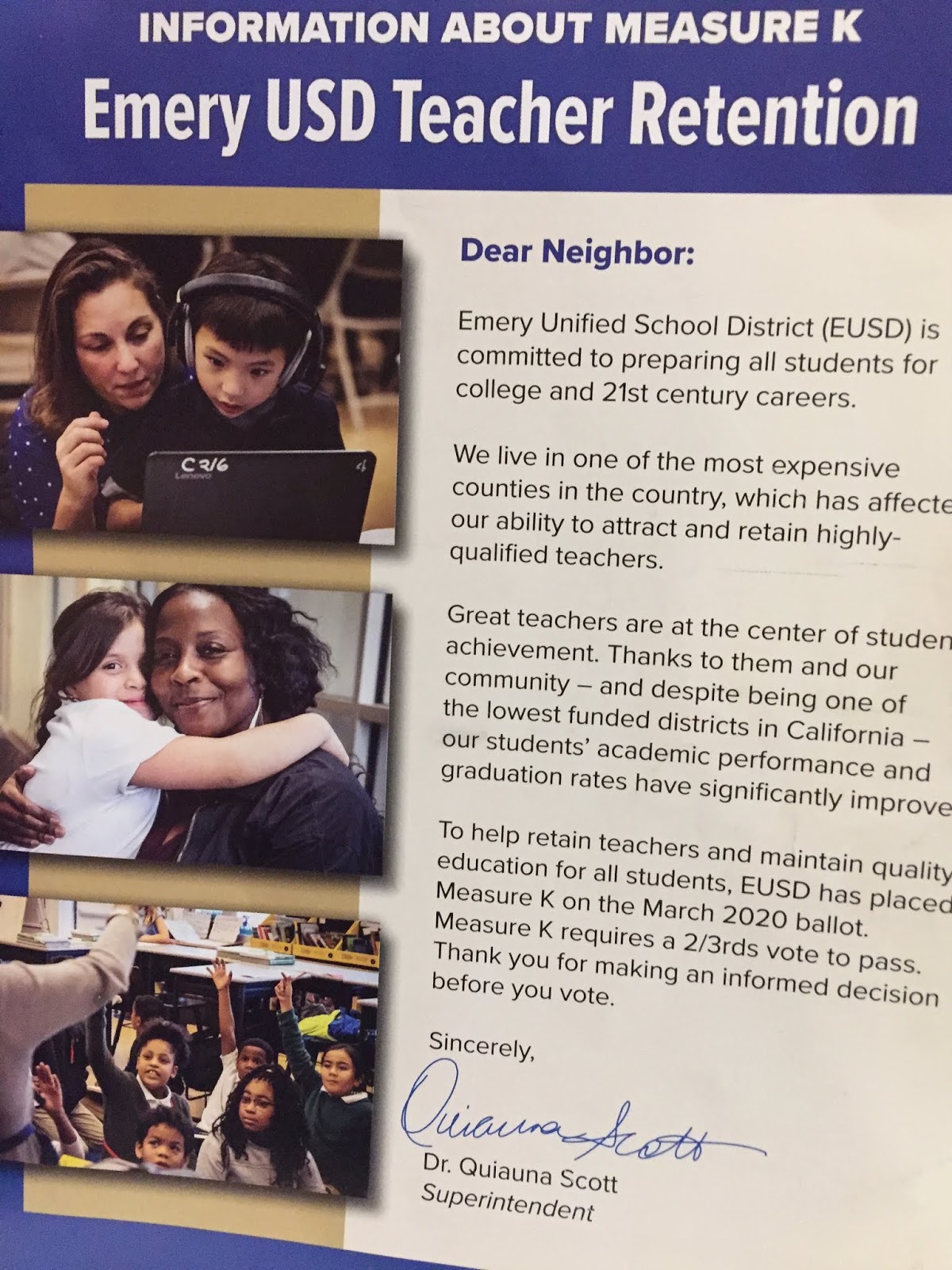 The Emeryville Tattler Election Season Deceptive Flyer From School