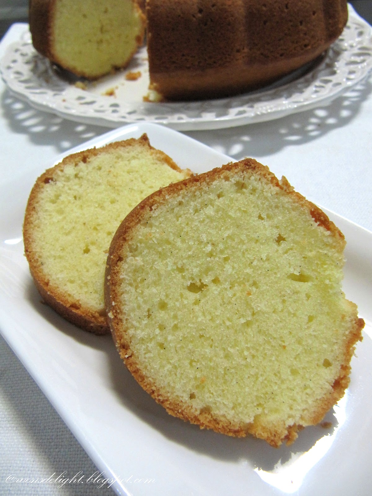 Wen's Delight Vanilla Sour Cream Cake