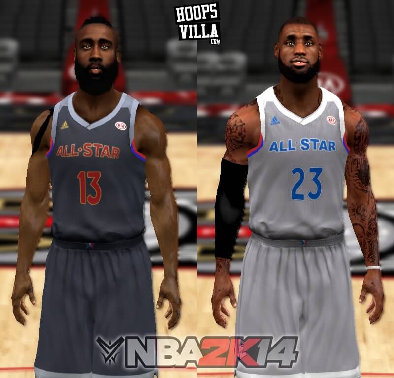 NBA 2k14 Roster update - January 21, 2017 - All Star 2017 Jerseys - HoopsVilla