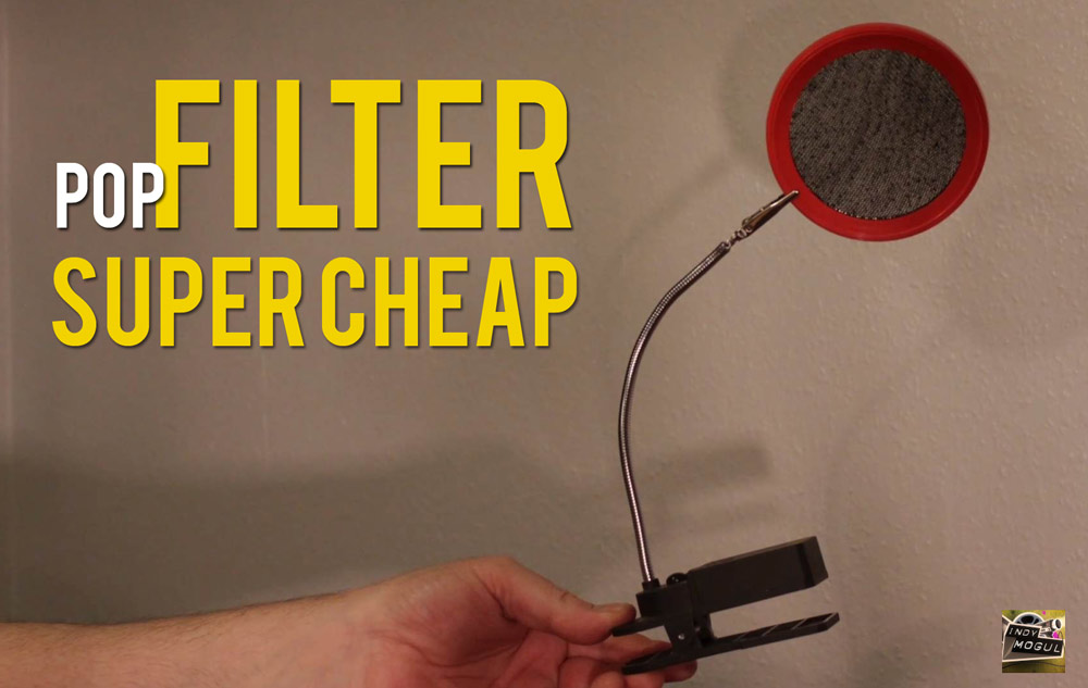 How to Make your Pop Filter for SUPER CHEAP Photography Blog Tips