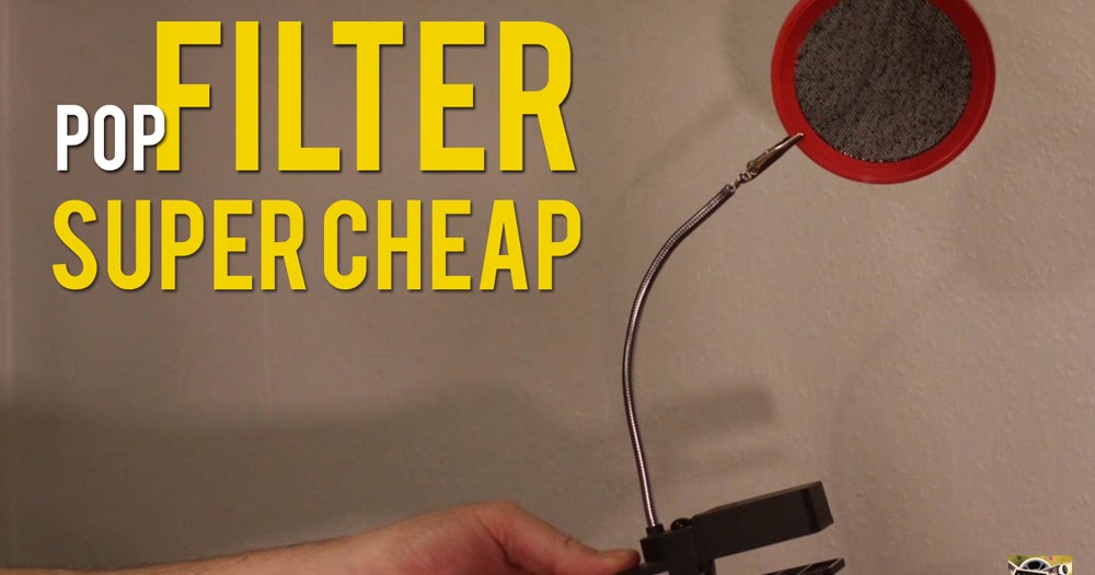 How to Make your Pop Filter for SUPER CHEAP Photography Blog Tips