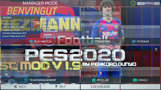  DOWNLOAD FTS 20 MOD PES 20 OFFLINE ANDROID (FIRST TOUCH SOCCER 2020) APK MOD + OBB NEW UPDATE BEST GRAPHIC