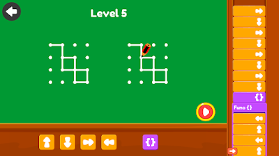 Στιγμιότυπο από το παιχνίδι Learn basic programming with Connect the Dots