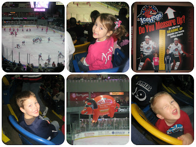 Excitement for all Ages at an Ice Hogs Hockey Game - momma in flip flops Excitement for all Ages at an Ice Hogs Hockey Game - momma in flip flops