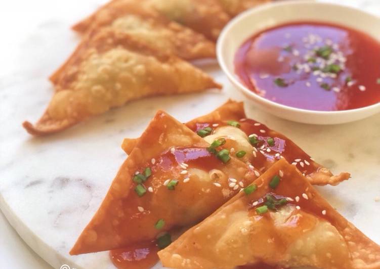 How to Make Fried Wonton with Dipping Sauce Recipe Berita Hangat