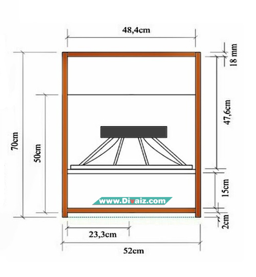 Skema Box Subwoofer RCF 18 inch Lapangan Mantap Divaiz