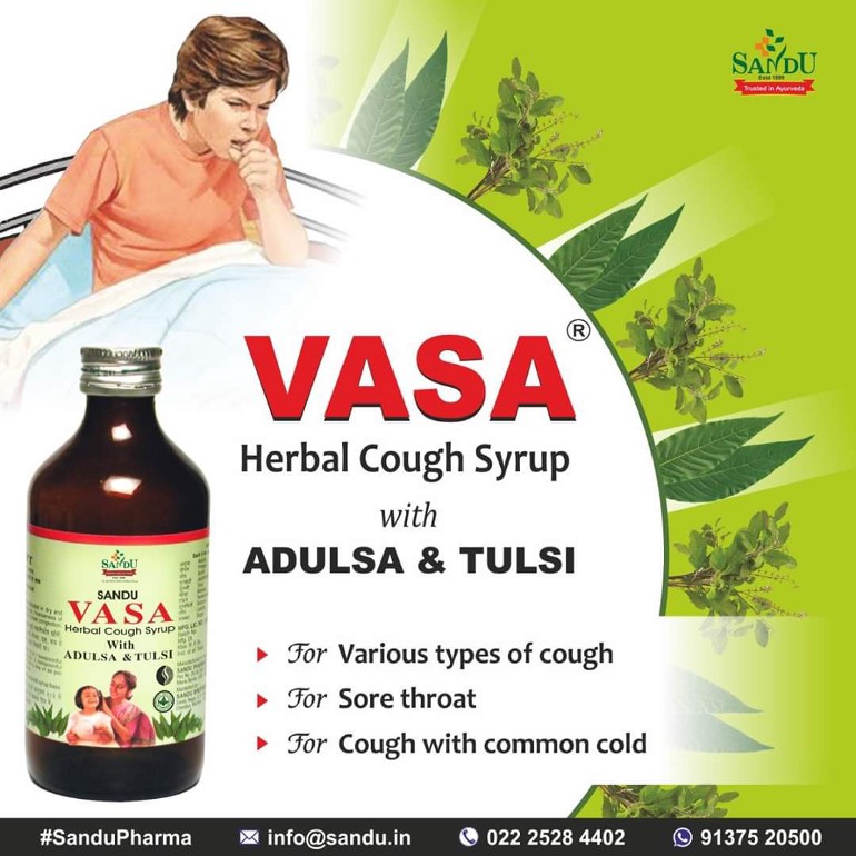 A Perfect Cure For Various Types Of Cough Vasa Cough Syrup