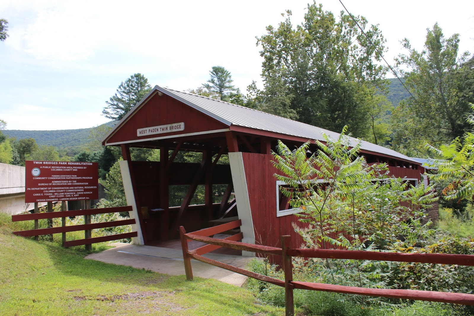 East and West Paden Twin Covered Bridges Columbia County Interesting