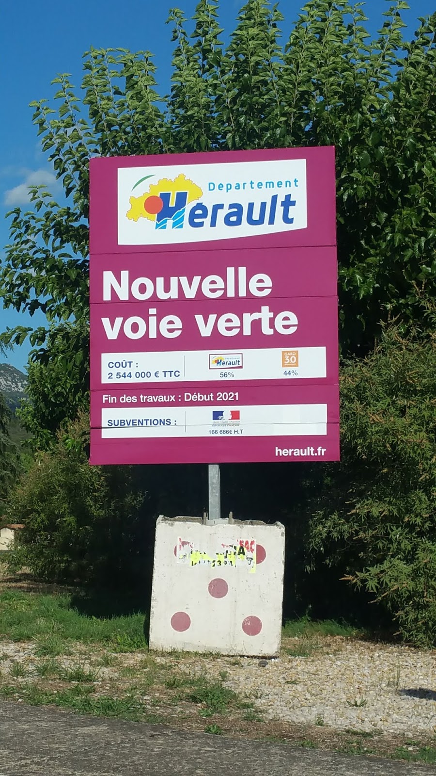 Vive la retraite Nouvelle voie verte Ganges Saint Hippolyte du Fort