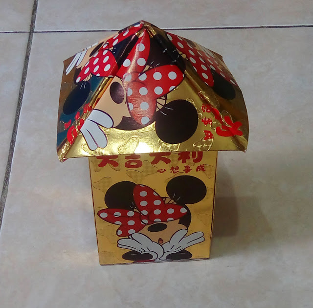 Tempat Permen dari Kertas Angpao Motif Mickey Mouse